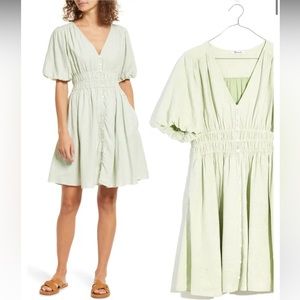 Madewell Green Mini Dress